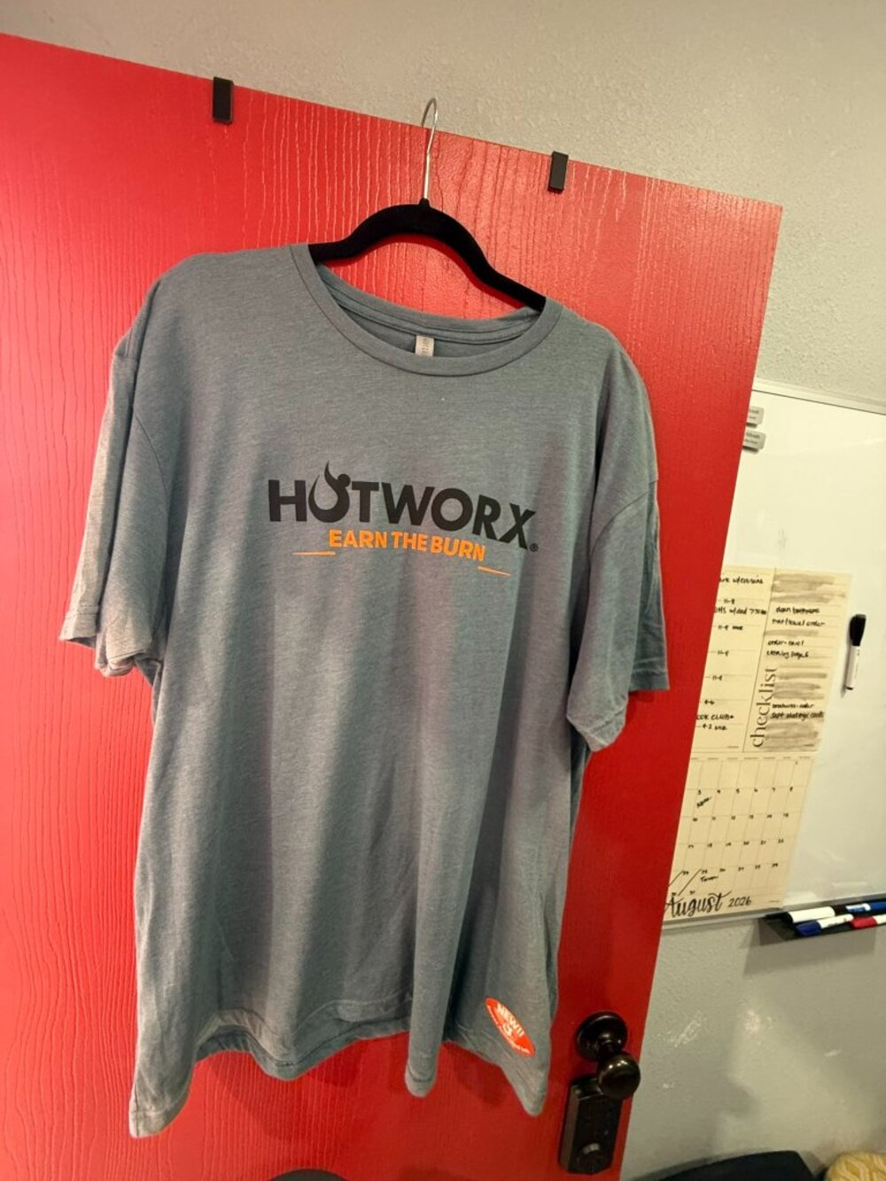 HOTWORX Blue Sweat Activated Tee